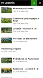 Mobile Screenshot of fotbaljesenik.cz
